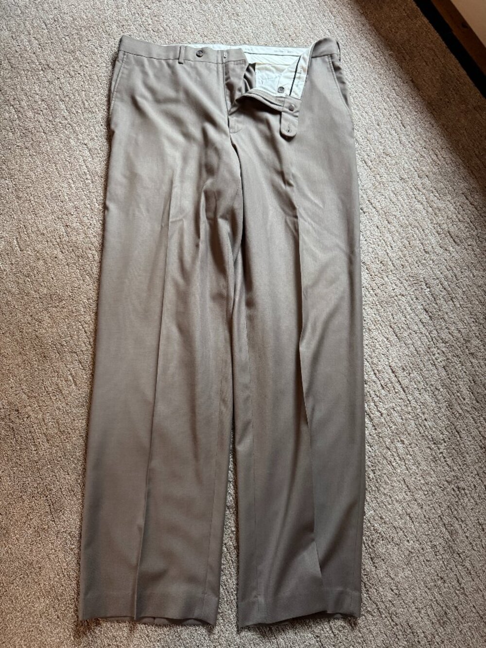 Men's Geoffrey Beene Khaki Suit Pants